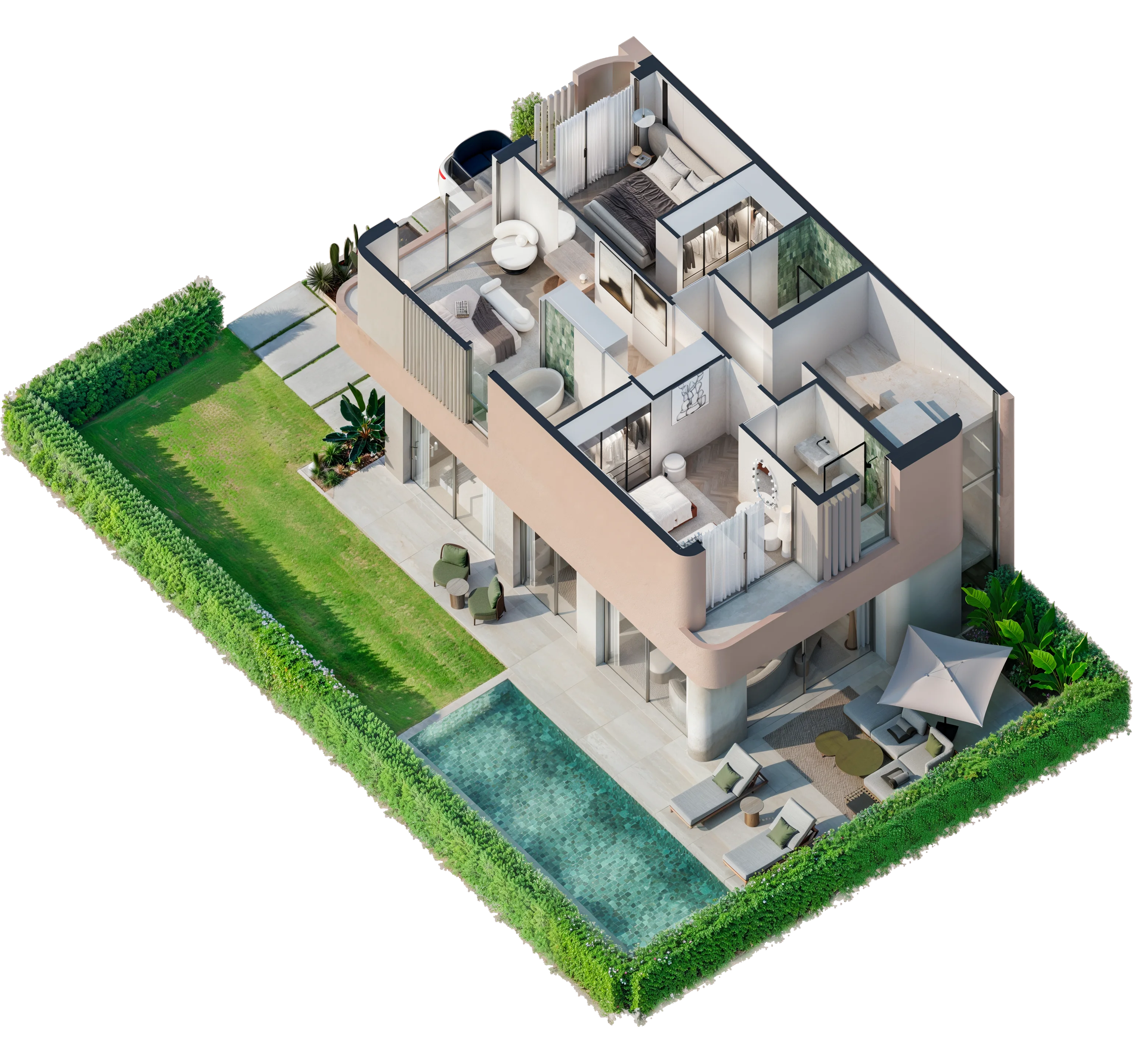 Villa A floorplan Etage