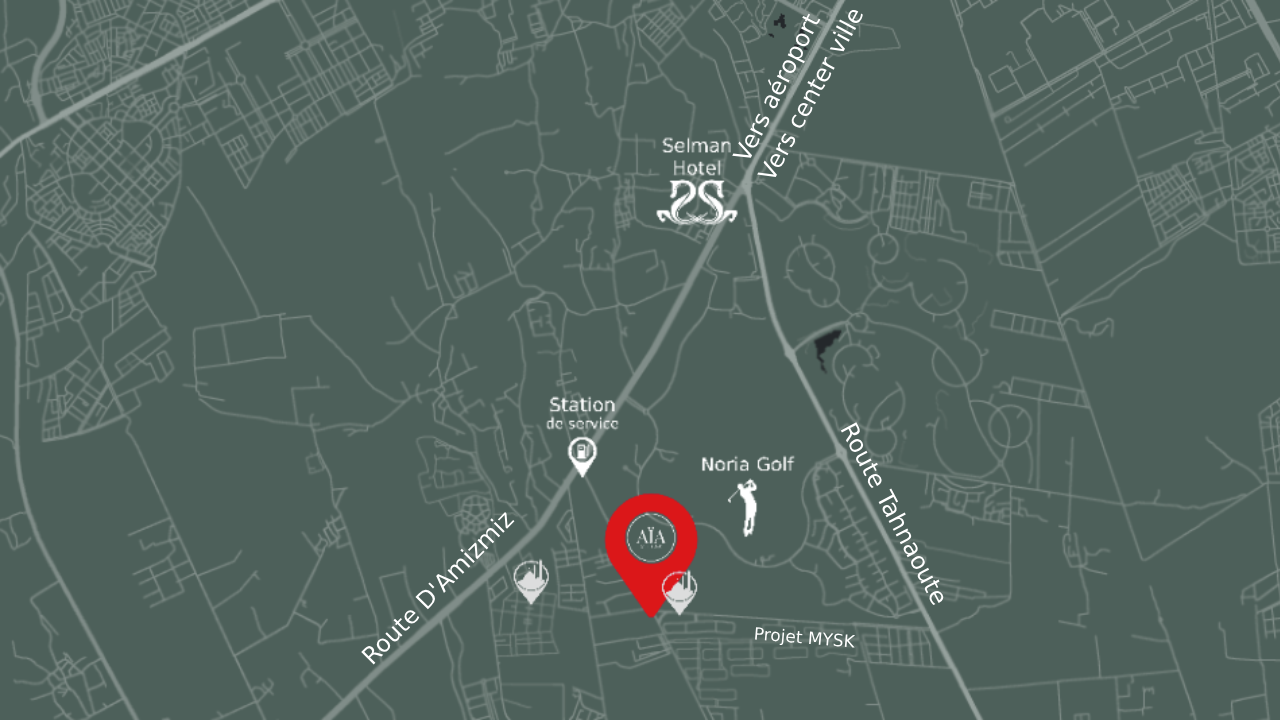 AIA Villas location map