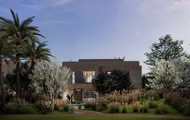 AIA Villas - vue oasis du domaine