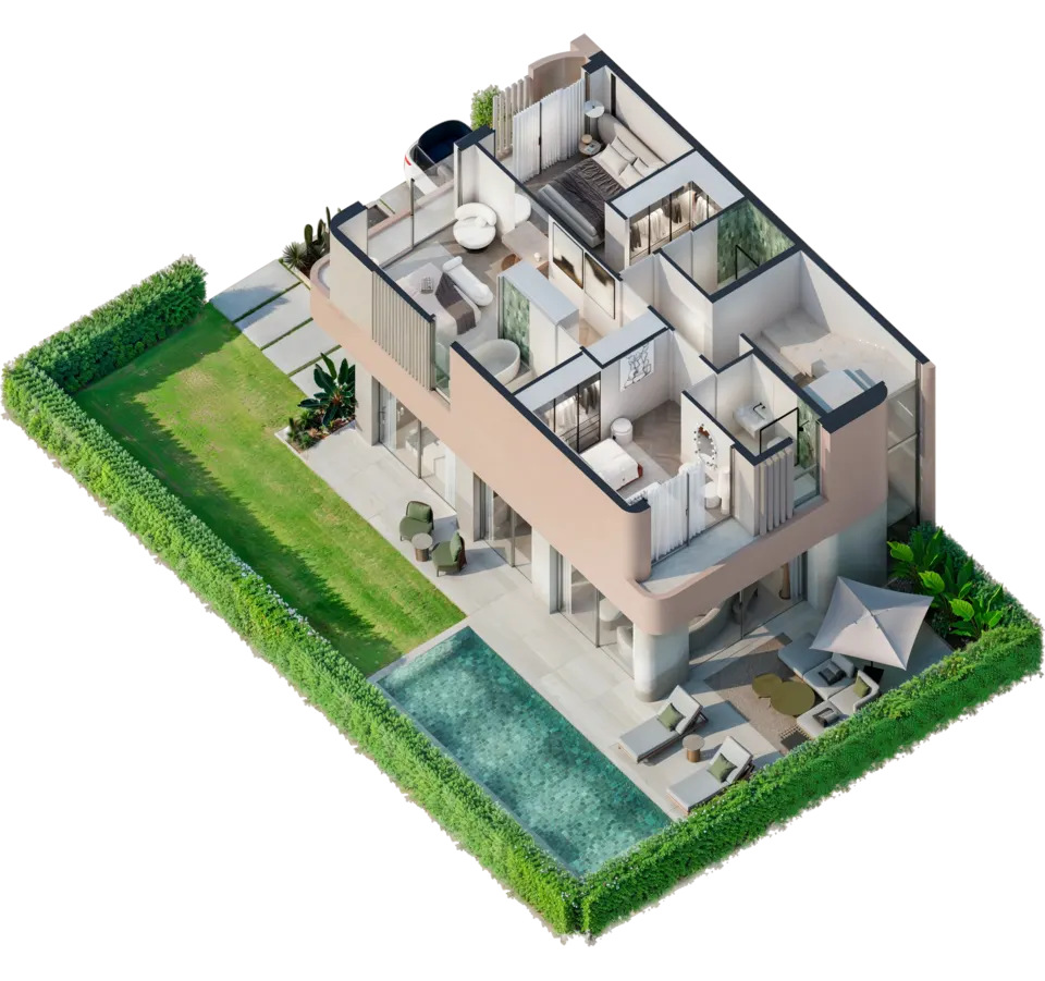 Villa A floorplan Etage