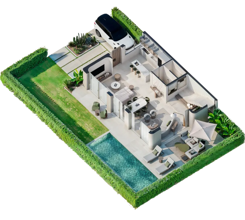 Villa A floorplan RDC
