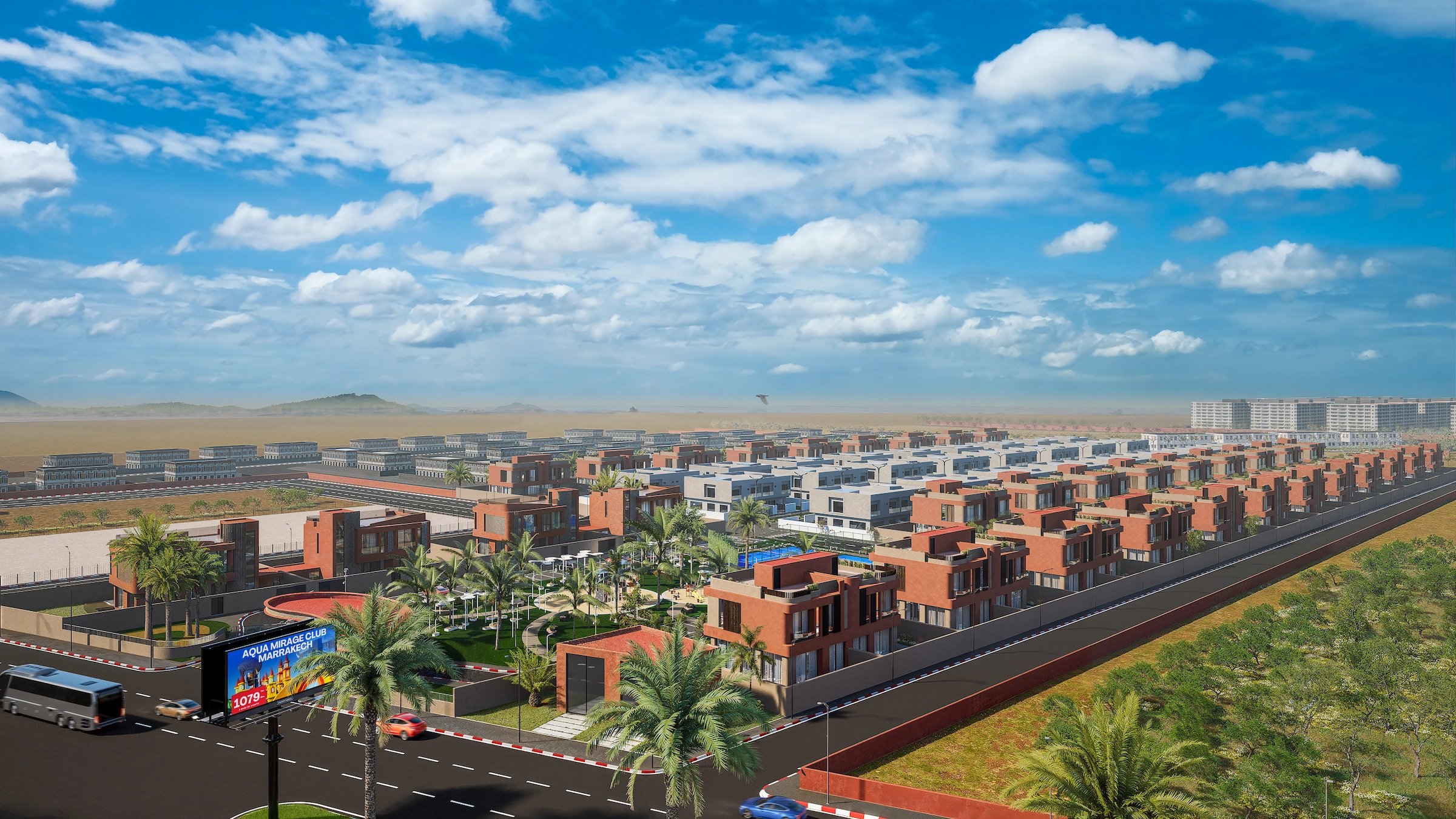 Plan de masse - AIA Villas project master plan (Tranche 1)